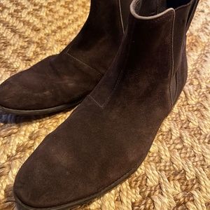John Varvatos Dark Brown Chelsea Boots 9.5